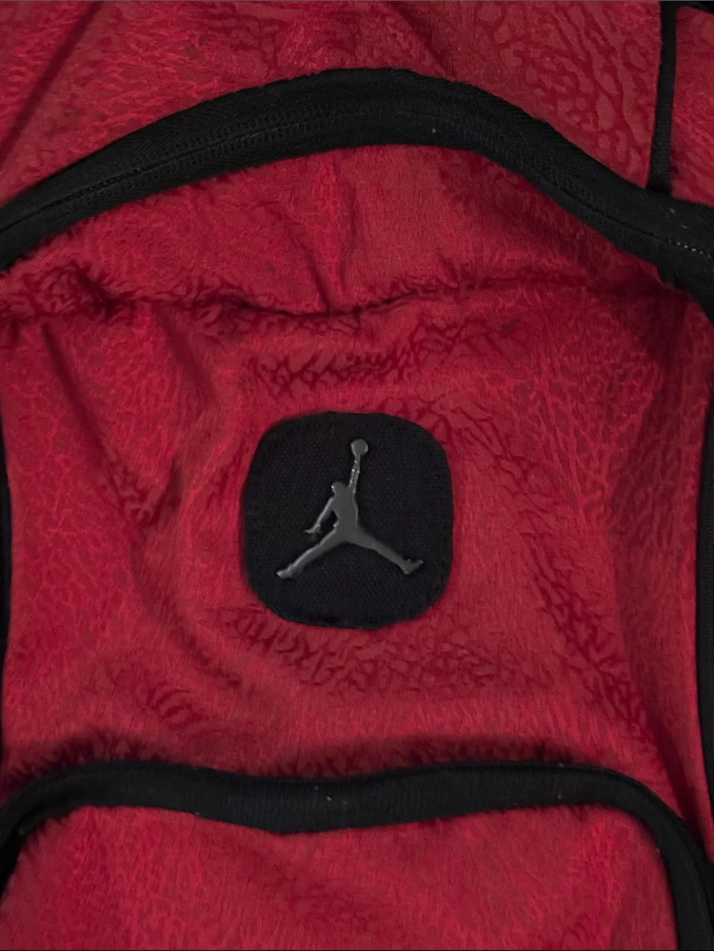 Jordan Red and Black Men's Daypack Backpack